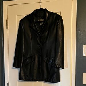 Marvin Richards Black Leather Jacket
